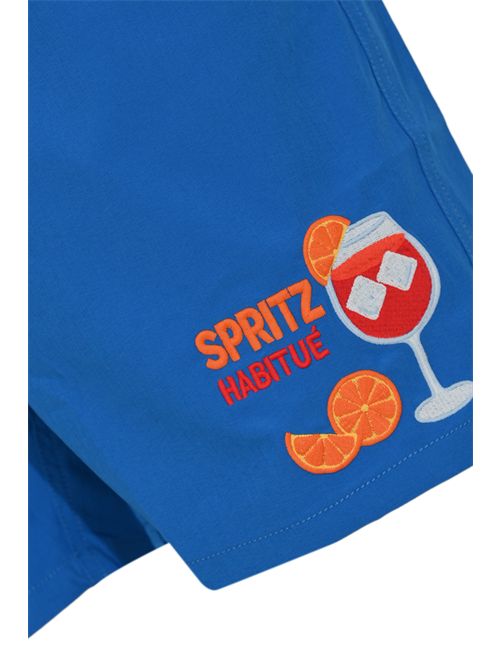 Costume Comfort in tessuto tecnico con ricamo Spritz Habitué Mc2 Saint Barth | COM000708472L